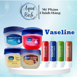 Sáp Dưỡng Ẩm - Dưỡng Môi Vaseline 7g - 49g - 50g [Hồng - Nâu - Xanh]