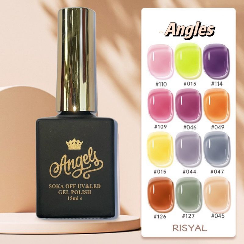 Sơn thạch xanh ngọc bích nail,sơn gel xanh ngọc sơn móng tay mã D21