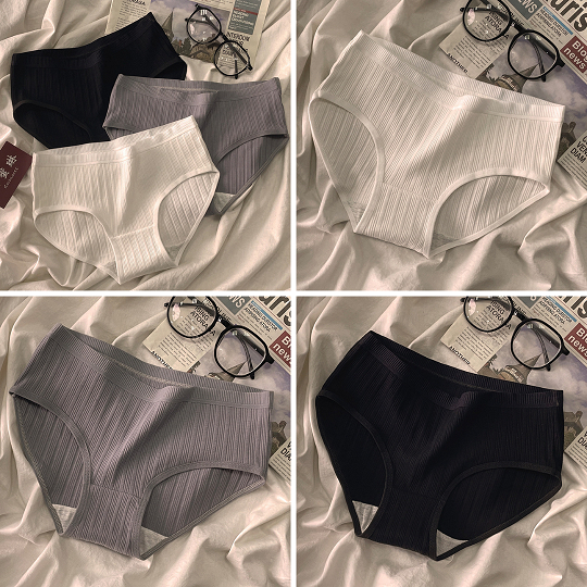 Set 3 quần lót nữ cotton nguyên chất co giãn tốt TOPBRA