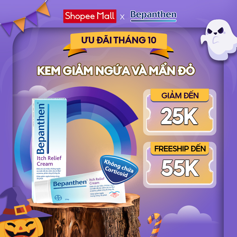 Kem Giảm Ngứa Bepanthen Itch Relief Cream 20G