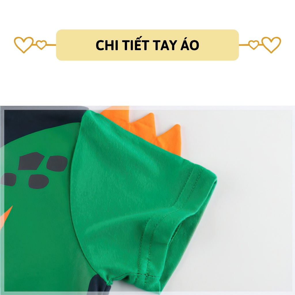 Áo thun bé trai ngắn tay 27Kids áo cộc nam vải Cotton cho trẻ từ 2-10 tuổi BSTS8