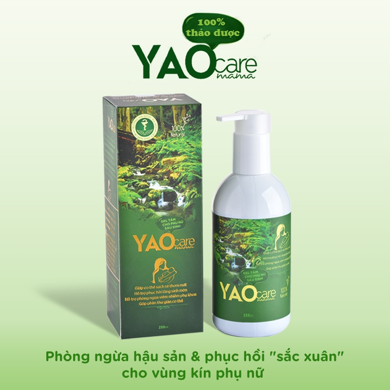 Gel tắm gội thảo dược cho mẹ sau khi sinh DK Pharma Yaocare Mama Gel 250 ml