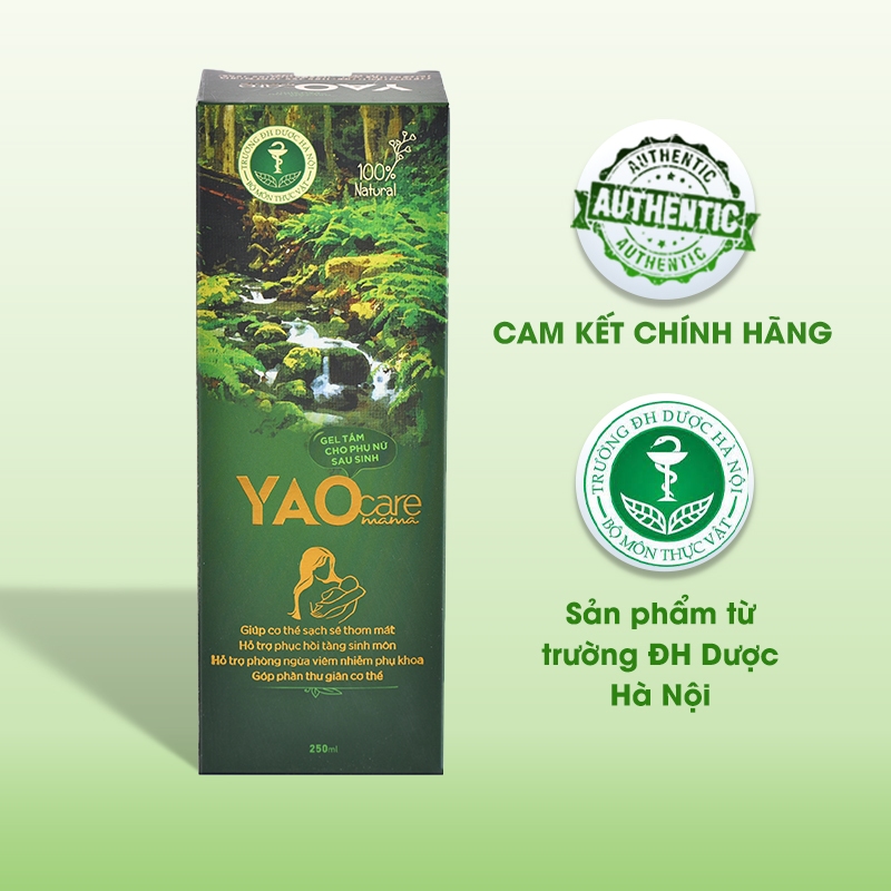 Gel tắm gội thảo dược cho mẹ sau khi sinh DK Pharma Yaocare Mama Gel 250 ml