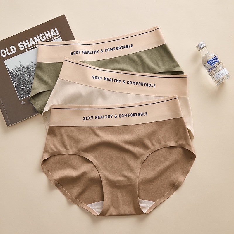 Combo 5 Quần Lót Nữ Đúc Su Tàng Hình Cạp Cao Chữ Sexy Healthy Thể Thao MQ03