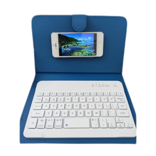 Bao da bàn phím Bluetooth 4 - 6 Inch dùng cho điện thoại Android/ IOS/ Windows