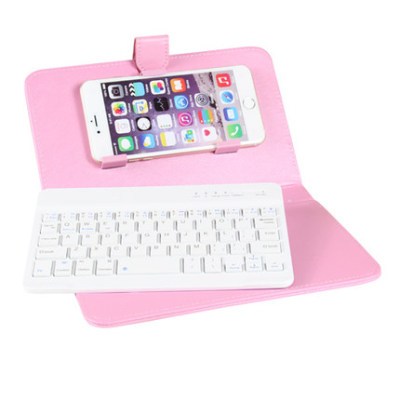 Bao da bàn phím Bluetooth 4 - 6 Inch dùng cho điện thoại Android/ IOS/ Windows