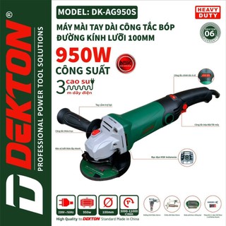 Máy mài góc điện dekton dk-ag950s có chỉnh tốc