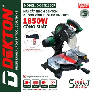 Máy cắt nhôm dây curoa dekton dk-cn255cr