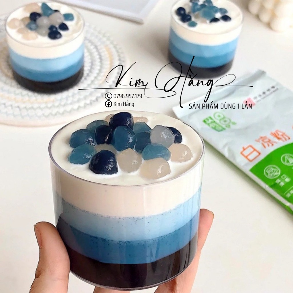 Set 20 ly mica tròn GD2017 đựng bánh lạnh tirsmisu , mousse, .......