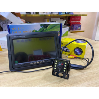 Bộ cam lùi xe tải nguồn đấu điện trực tiếp 12-24v màn 7 inch ahd siêu nét
