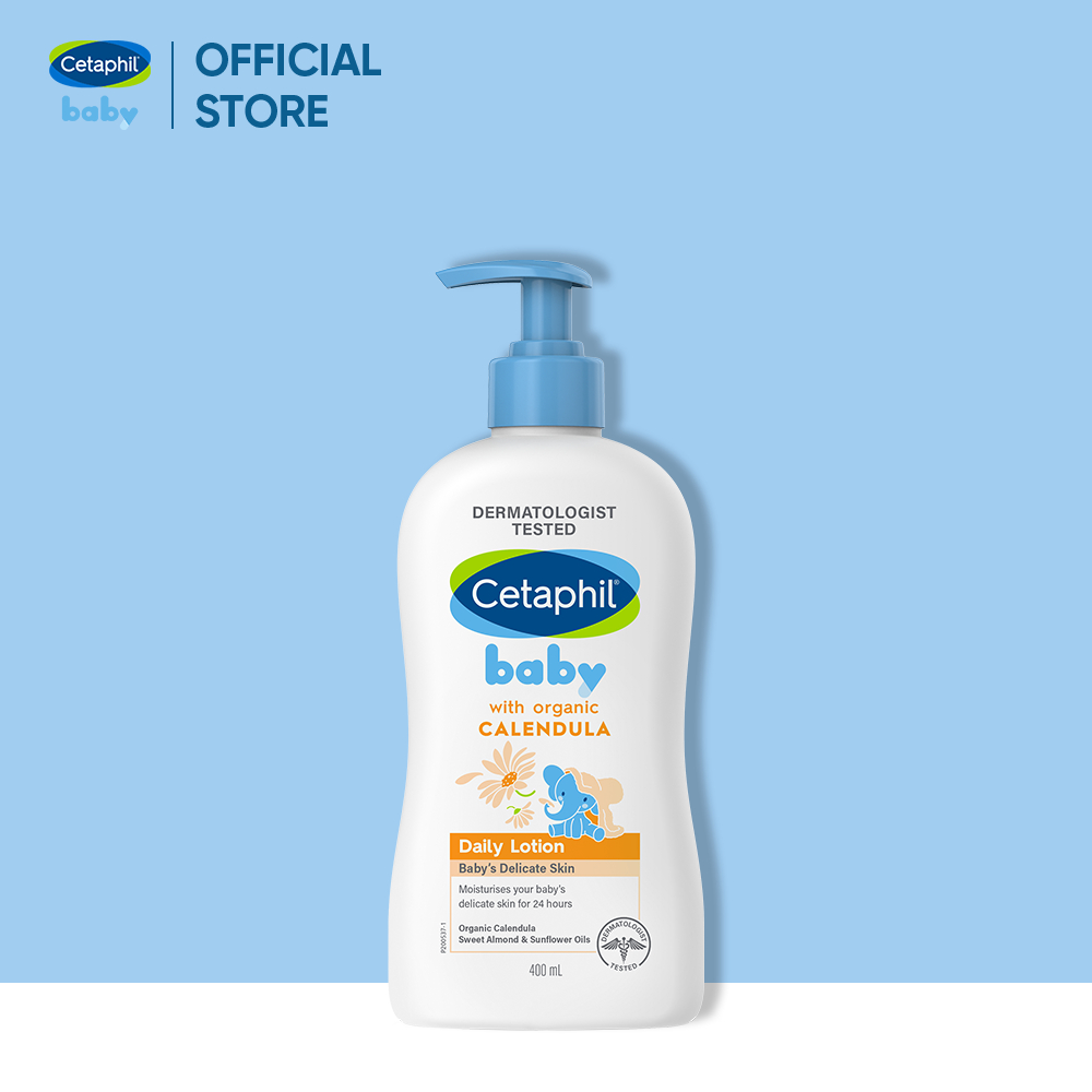 Sữa dưỡng ẩm dịu lành cho bé CETAPHIL BABY LOTION WITH ORGANIC CALENDULA 400ML