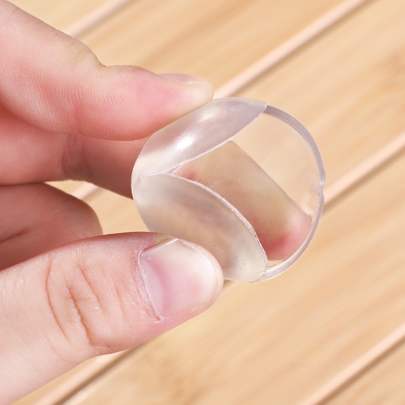 Miếng bọc góc bàn bằng silicon an toàn cho bé hình tròn