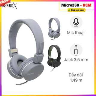 Tai nghe chụp tai MOZADR - Headphone có mic dây dài 1,5m đệm tai êm Bảo hành 12 tháng