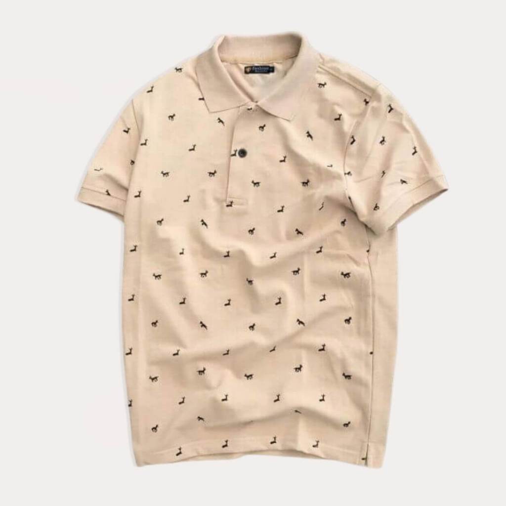 Áo Thun Có Cổ Nam LIYOR Áo Thun Nam Polo ngắn tay co giãn không tróc hình không nhăn form regular sang trọng  ATCS048