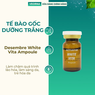 Tế Bào Gốc Dưỡng Trắng Desembre Activator White Vita Ampoule - 01 Ống x 7ml