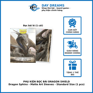 Phụ kiện Card Game Sleeves Lẻ: Dragon Shield Dragon Sphinx - Matte Art Sleeves - Standard Size (1 pcs)