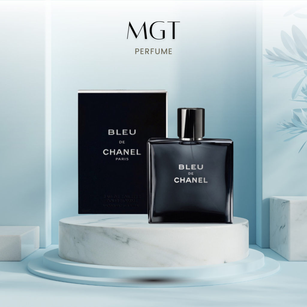 Nước Hoa 𝗖𝗛𝗔.𝗡𝗘𝗟 𝗗𝗘 𝗕𝗟𝗘𝗨 𝗘𝗗𝗣 100ml dầu thơm lâu nam tính mạnh mẽ cuốn hút đậm chất hiện đại MGT Perfume