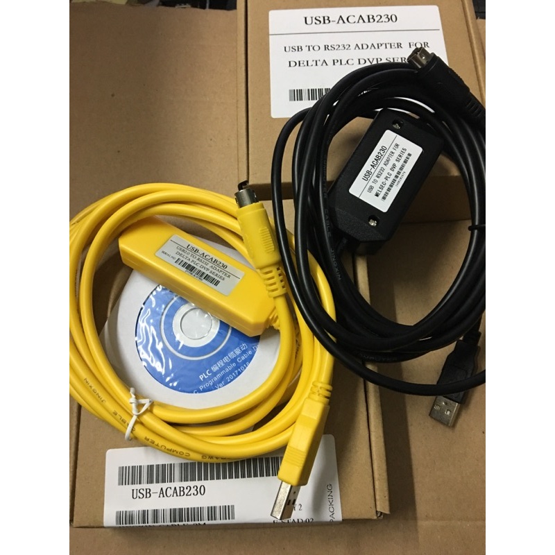 USB-ACAB230 Đồng Bằng Trình PLC USB-ACAB230 Cho USB-DVP ES EX EH EC SE SV SS Series Cáp