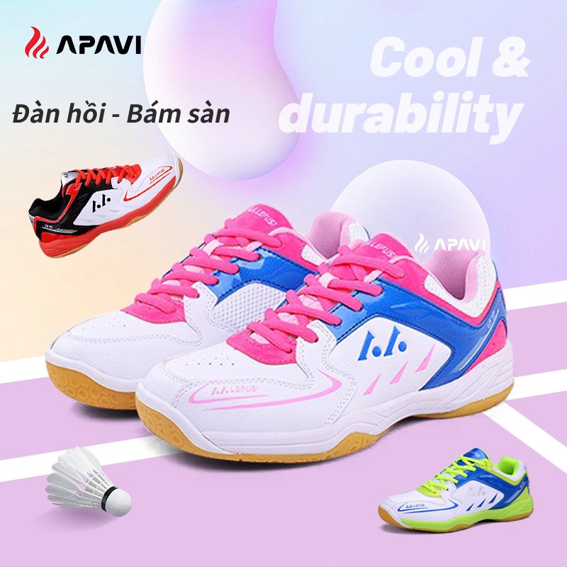 Giày cầu lông Lefus L85 - 3 Màu , giày đi nhẹ, cổ giày ôm khít, bám sàn tốt, kèm quà tặng