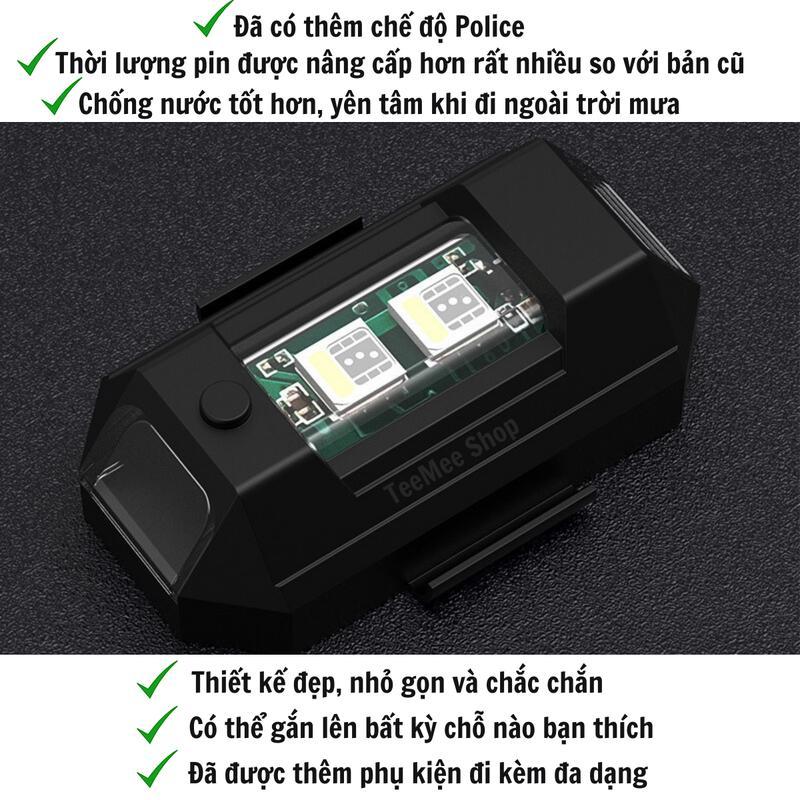 Đèn Led Di Động 7 Màu Sắc 34 Chế Độ Nháy Cáp Sạc Usb phiên bản nâng cấp mới MSP02