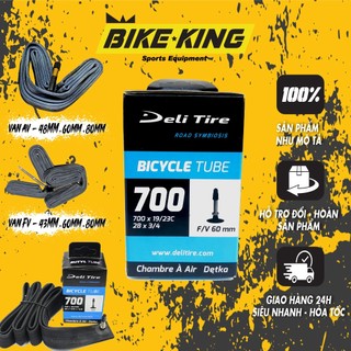 Ruột xe đạp - săm xe đạp thể thao deli 700c đủ mọi kích cỡ rux