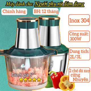 Máy xay thịt, máy xay đa năng - Sử dụng để xay thịt, tỏi, ớt, rau củ quả