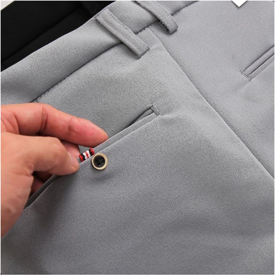 Quần short nam quần sọt đùi ngắn tây âu nam chất vải co giãn mềm mịn 3 màu đen xám kem Padas