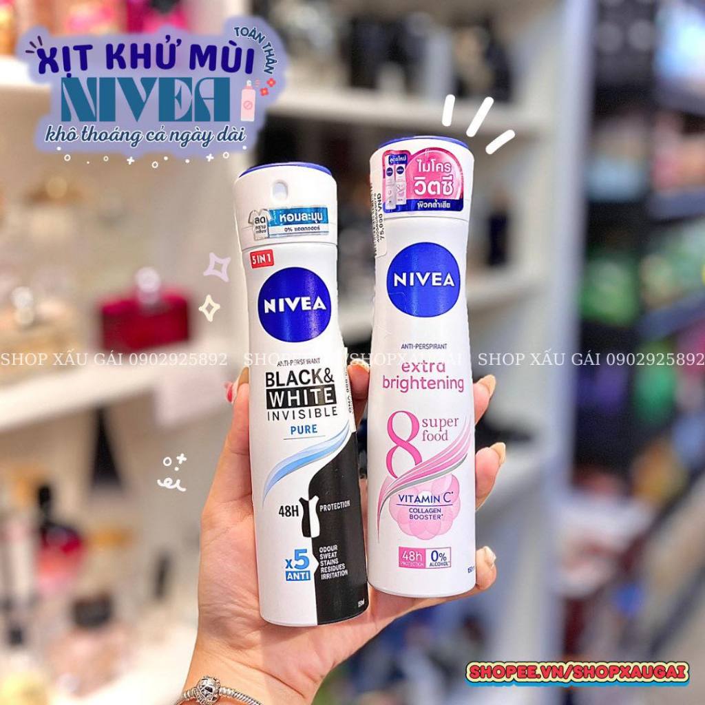 Xịt Khử Mùi Nữ Nivea 48H Protection 150ml