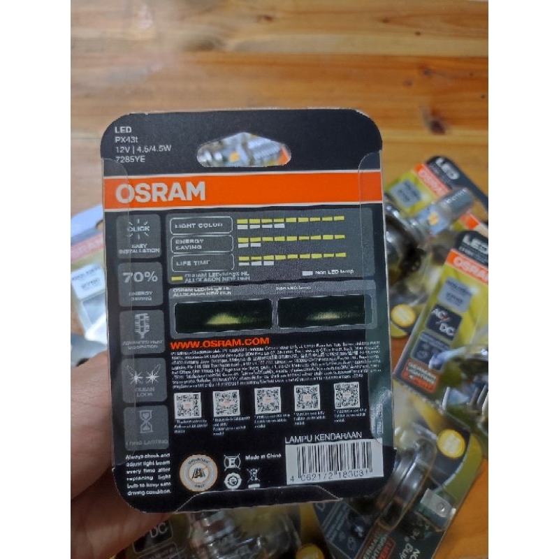 Bóng đèn LED OSRAM HS1 AB Air Blade Vairo Vision SH Wave Future Exciter  HÀNG CHÍNH HÃNG OSRAM