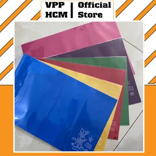 [Lốc 10 tờ] Bao tập nhiều màu (Giấy Kiếng Trong Con Nai + Giấy Màu Thủ Công Bao Tập) - khách tự chọn màu