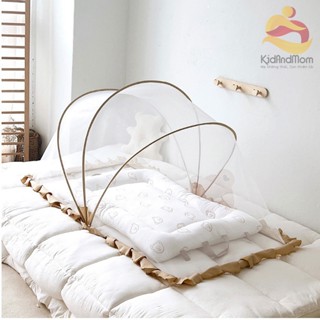 Màn chụp chống muỗi có lưới siêu nhỏ an toàn cho bé, màn chụp có thiết kế chắn sáng