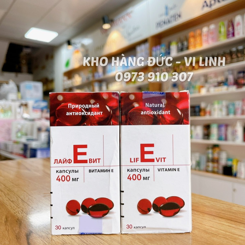Vitamin E Đỏ Nga 400Mr