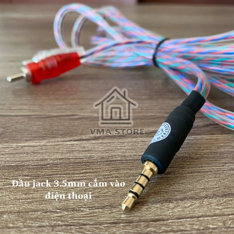 Dây live stream đa năng, dây live stream Mixer - Vang Số - Ampli, dài 2.5m , hàng chuẩn chất lượng | VMA STORE