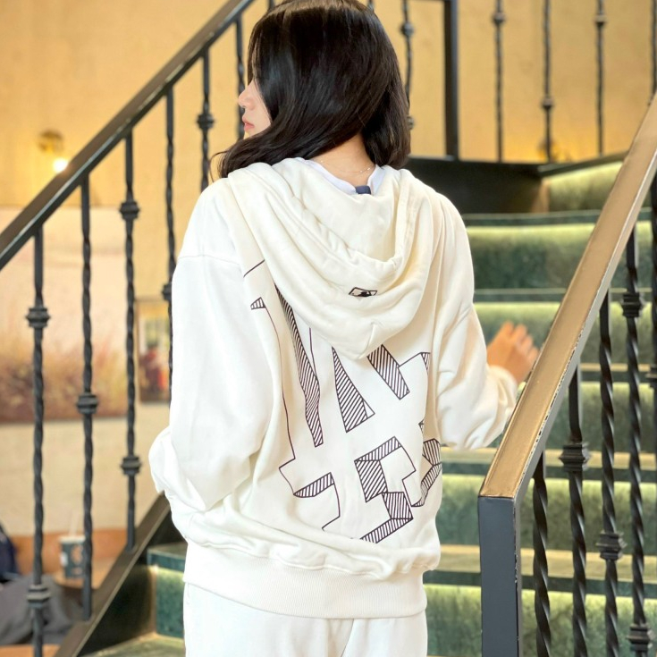 Áo khoác hoodie unisex, áo khoác nỉ nam nữ MLB nhiều màu hàng xuất dư cao cấp phong cách Hàn Quốc