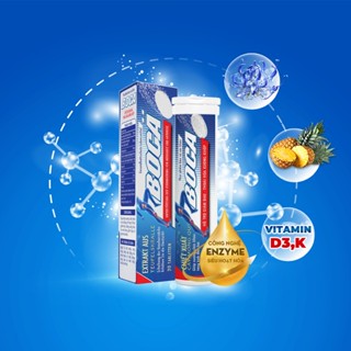 Viên Sủi Xương Khớp BOCA - Hỗ trợ đau nhức xương khớp cổ vai gáy đầu gối thoái hóa thoát vị tê bì chân tay
