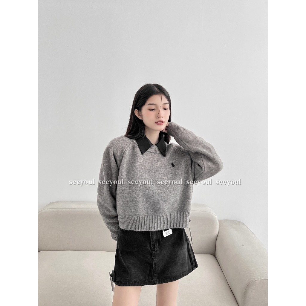 Áo len form lửng thuê ngựa-4488