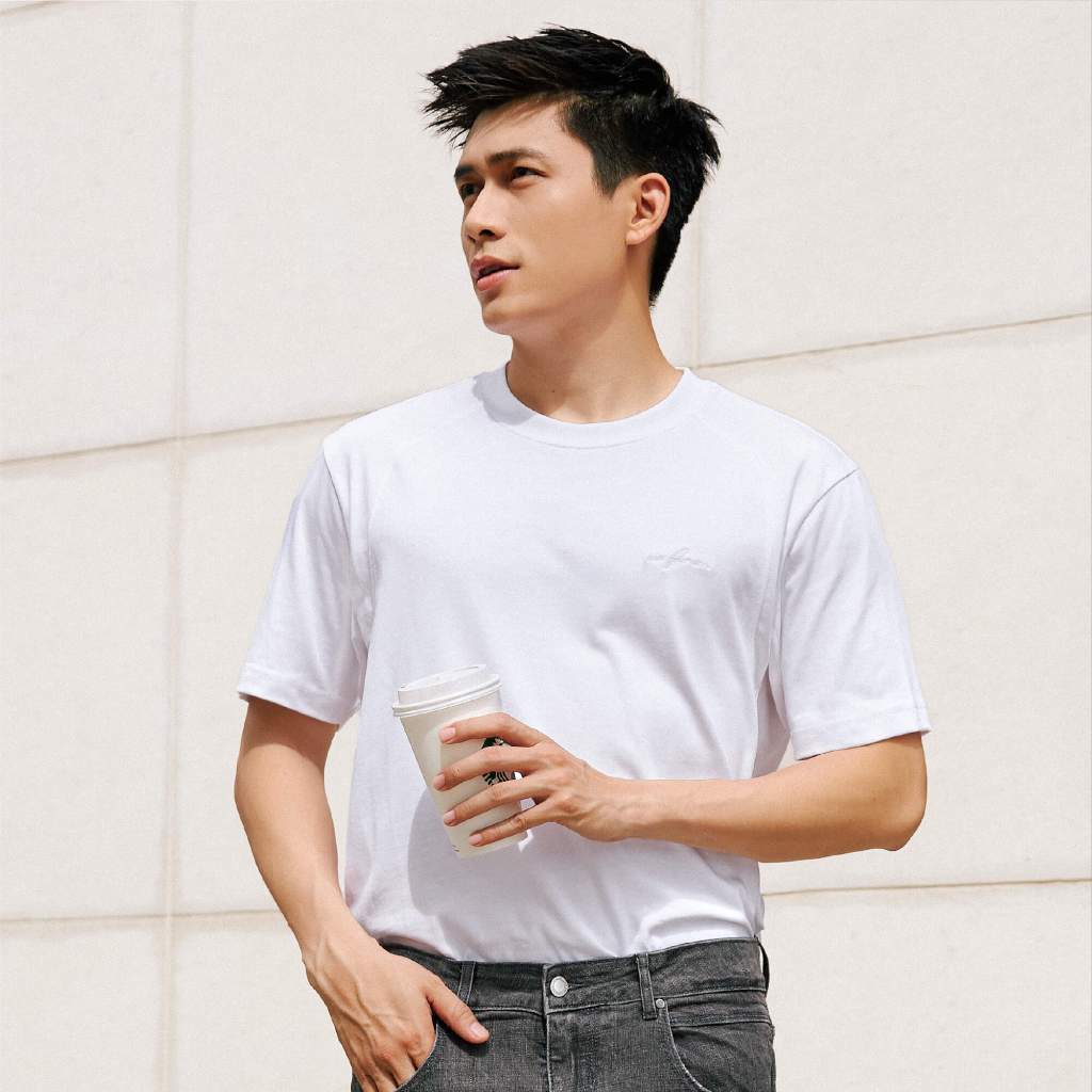 Áo thun nam Premium Cotton ICDN Basic chất liệu premium cotton mềm mại co giãn tối đa - ATID0242
