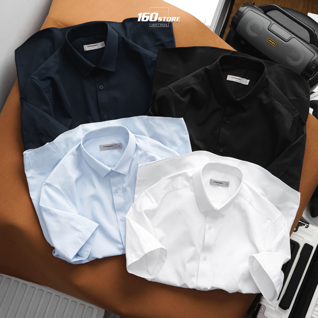 Áo sơmi nam tay ngắn ICDN SlimFit - SMID0142