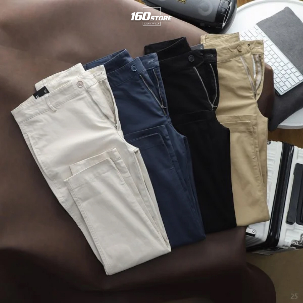 Quần nam Khaki ICONDENIM Casual chuẩn form thanh lịch - QKID0025