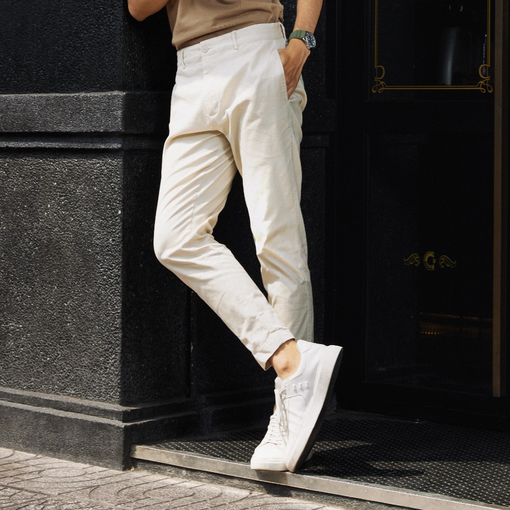 Quần nam Khaki ICONDENIM Casual chuẩn form thanh lịch - QKID0025