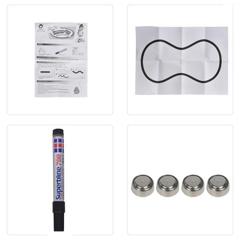 Đồ chơi robot thông minh cảm ứng chạy theo nét vẽ cho bé kèm bút và pin, quà tặng sinh nhật cho bé