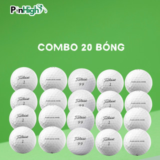 Combo 20 bóng Golf Titleist, Honma, callaway, taylormade, Volvik cũ các loại bóng tập golf các loại giá tốt Pinhigh