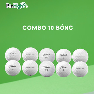 Combo 10 bóng Golf cũ các loại Titleist, Honma, callaway, taylormade, Volvik bóng tập golf các loại giá tốt Pinhigh