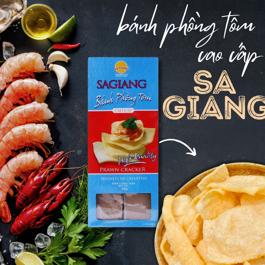 SA GIANG - Bánh Phồng Tôm Cao Cấp 500g (date mới nhất )