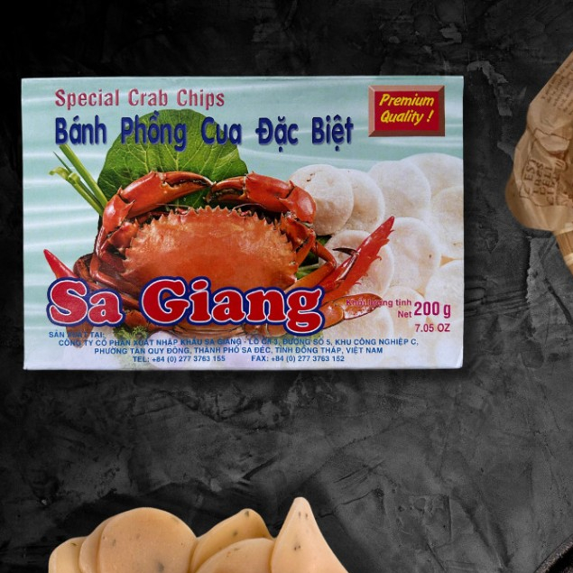 SA GIANG - Bánh Phồng Cua 200g (date mới nhất)