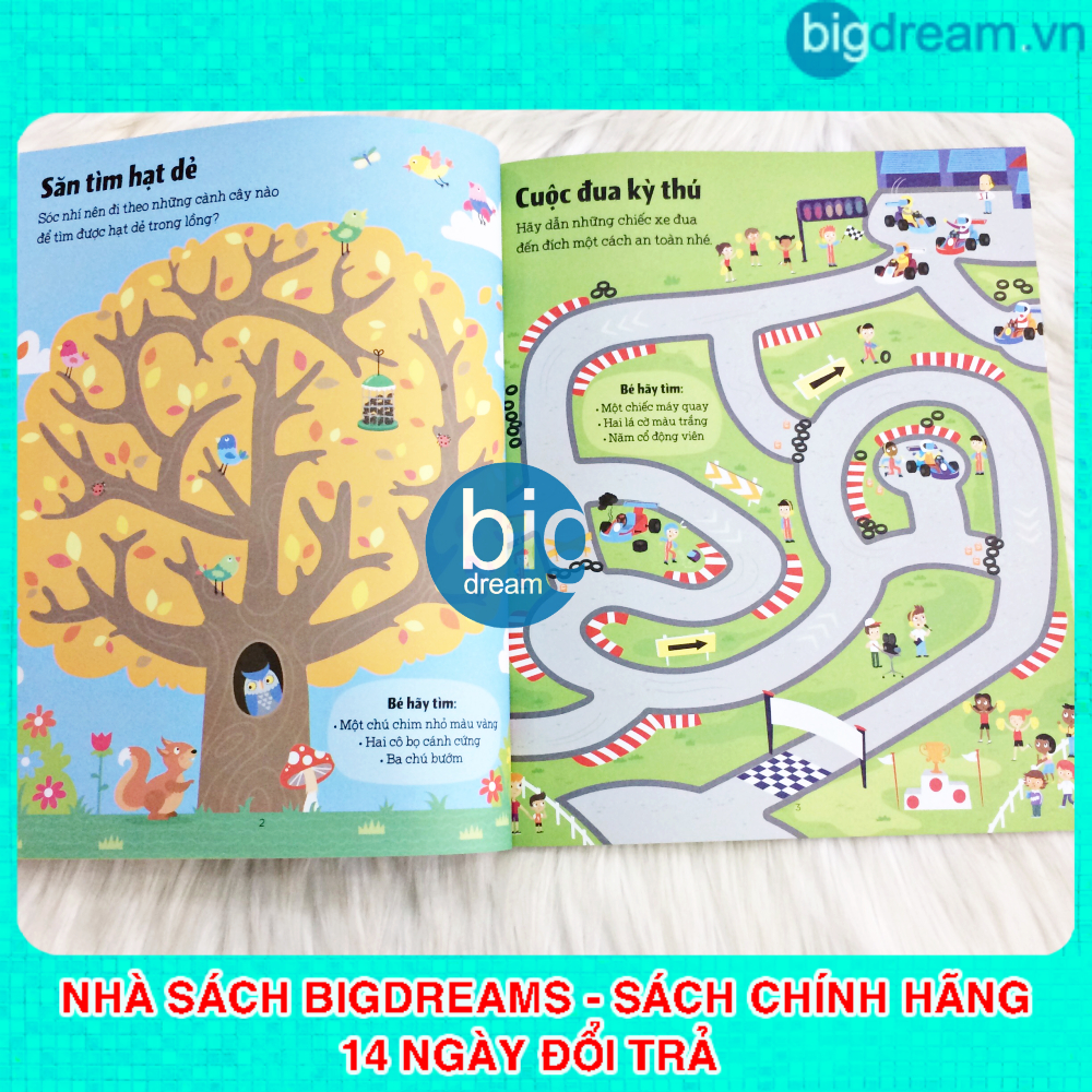 Sách - Mê Cung Phát Triển Tư Duy Tập 1 - Rèn luyện khả năng tập trung, phát triển thị giác và trí thông minh cho bé