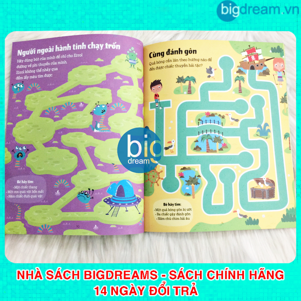 Sách - Mê Cung Phát Triển Tư Duy Tập 1 - Rèn luyện khả năng tập trung, phát triển thị giác và trí thông minh cho bé