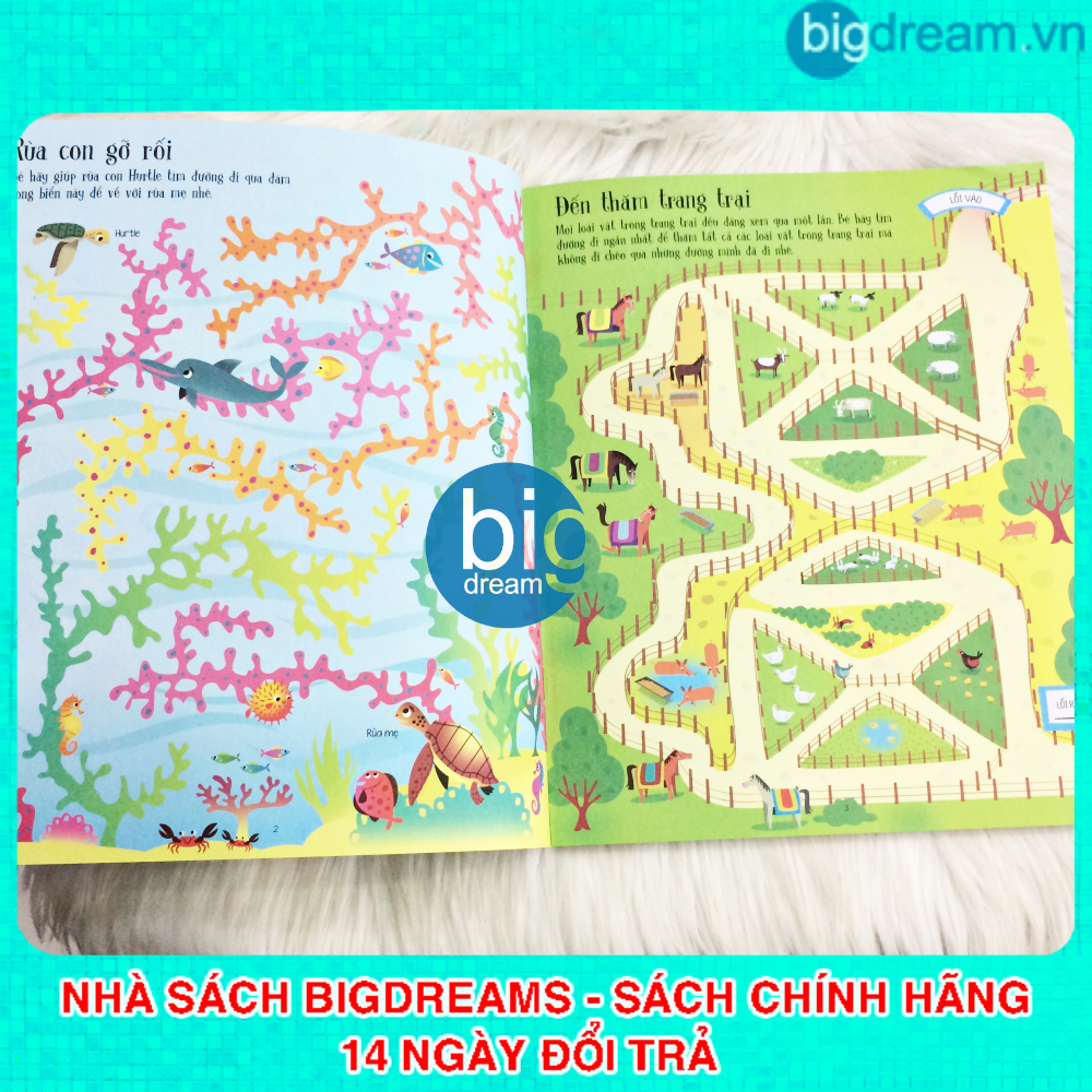 Sách - Mê Cung Phát Triển Tư Duy Tập 2 - Rèn luyện khả năng tập trung, phát triển thị giác và trí thông minh cho bé