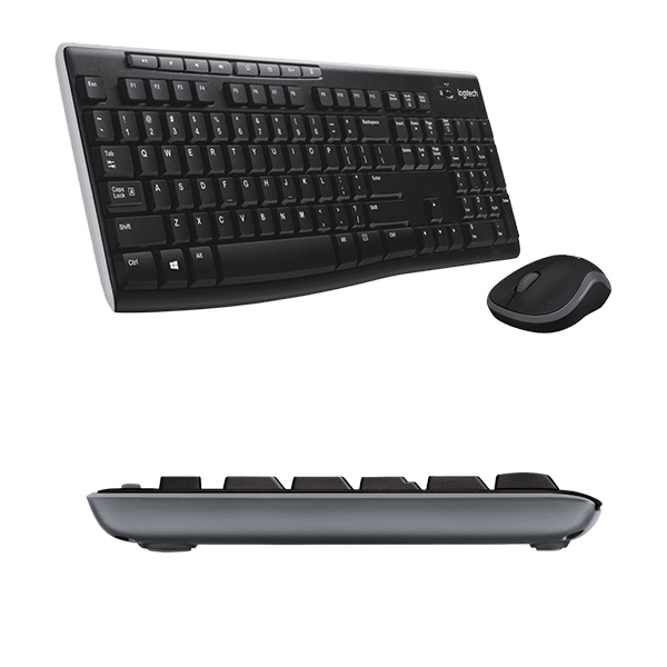 Bàn phím chuột không dây Logitech MK270R - chống nước đổ tràn thương hiệu Thụy Sĩ - Hàng chính hãng