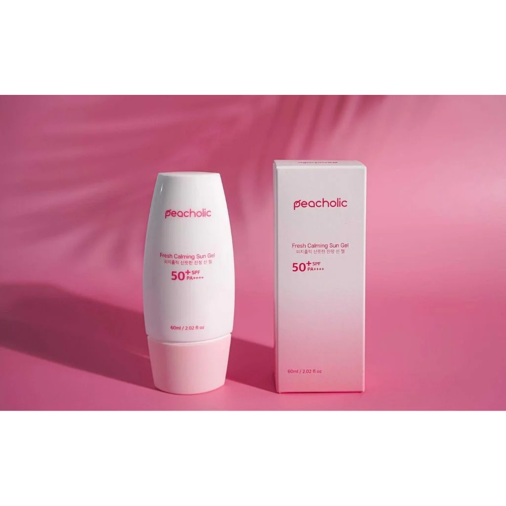 Kem chống nắng nâng tone Peacholic Fresh Calming Sun Gel SPF50+ 60ml